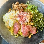 前沢レストラン - 前沢牛混ぜそば¥1,500