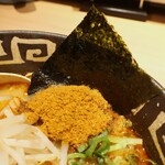 麺場 ラの壱 - 特製辛口魚粉＆のり１枚