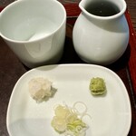 そば処 藤村 - 薬味❗️