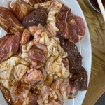 双葉食堂 - マゼ(カシラ トロ ヒモ タン レバー ハツ コブクロなど)