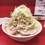 ラーメン二郎 神田神保町店 - 小ラーメン+ネギ(NYA)