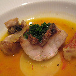 アロマフレスカ - メヌケの炭火焼き　Pesce alla Brace