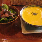 オルガン - サラダ＆かぼちゃと人参のスープ