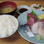 本種 - さしみ定食も美味い♪♪♪