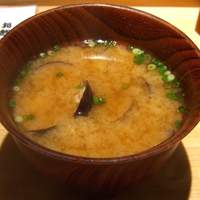 豊鮨 - 大粒シジミがたっぷり入った味噌汁が旨い
