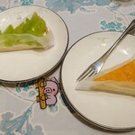 キル フェ ボン - シャインマスカットのタルトとクリームチーズのタルト