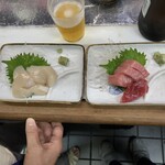 田中酒店 - ホタテ　本まぐろ