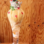 カフェ・ド・リオン パレット - 【2024.07】プリンセスピーチ白桃づくしパフェ(税込2,618円)