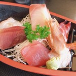 海鮮処 番屋 - 定食の刺盛り