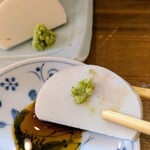 手打そば 三咲 - 蒲鉾の質はまずまず