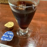 カレー屋SATCHMO - 食後に出されたアイスコーヒー　お菓子は付いてません