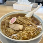 大勝軒 - ワンタン麺1.５玉。