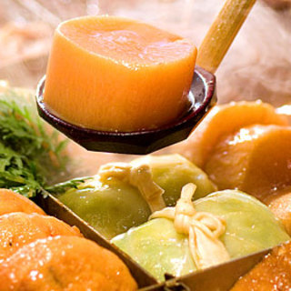 Famous miso oden