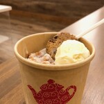 linden tea with milk - 