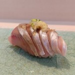 鮨 たくつ - 鰊　葱と生姜