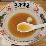 NIBOSHI MANIA - 銀鱗石鯛鮮魚煮干蕎麦のスープ