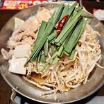 白木屋 - もつ鍋(＋もやし＋もつ)