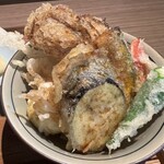 竹ノ下そば - ひとくち天丼
