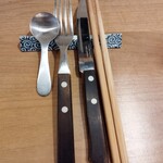 L'atelier di Angela - 左端はムース用の匙