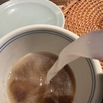 竹ノ下そば - 蕎麦湯も香り良し