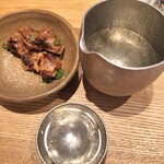 中華蕎麦 とみ田 - 旦（日本酒）と軟骨