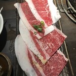 炭火焼肉 焼きしゃぶ にく式 - 焼きしゃぶ