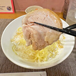 鶏白湯専門 らーめん我羅奢 - ボリュームの有る豚バラロールチャーシュー