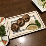 ろばた仁 - 焼き椎茸。これがまた地味に美味しい
