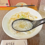 鶏白湯専門 らーめん我羅奢 - よりクリーミーなのに清涼感の有るスープ