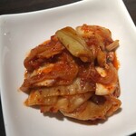 炭火焼肉 焼きしゃぶ にく式 - キムチ美味し！