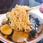 アルファー - 麺上げ
