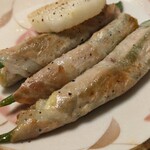 道の駅 みなかみ水紀行館 - オクラ肉巻き