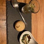 十番 無鴨黒 - カモの前菜