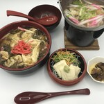 まるひで食堂 - 元祖ゆば丼セット
