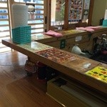 市場食堂 えきまえ屋 - カウンターのみのお店です