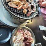 岩見沢精肉卸直営 牛乃家 - 最初の盛り合わせ