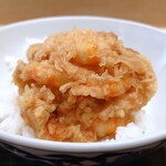 てんぷら 近藤 - 才巻海老と小柱のかき揚げ (天丼)