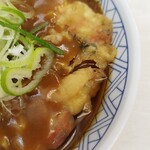 常盤軒 - かき揚げがフタ代わり