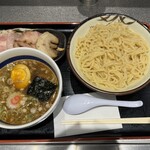 松戸富田麺絆 - 柏幻霜ポーク 焼豚 もりそば（並）　¥1430