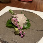 日本料理若林 - ③鯛のお刺身〜寝かせ具合が最高！