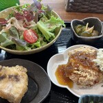 トキヤ - サラダ、ブリのフリッター？、鳥南蛮？、Qちゃん漬け