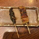 新宿うな鐵 - 短冊とひれ