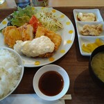 やまびこ - 料理写真:みつせ鶏のチキン南蛮定食
