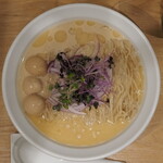 NIBOSHI MANIA - 冷やしノドグロ鮮魚煮干蕎麦