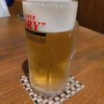 佐伯地魚 のん喜 葛港店 - スーパードライ　600円