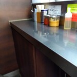 ラーメンの店 ホープ軒 - 卓上の様子(2024年8月1日撮影)