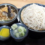 そば　ほし乃家 - 野菜天丼セット（650円プラス蕎麦大盛100円）