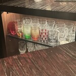 ｂａｒ 松虎 - 色々なデザインのグラス