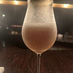 ｂａｒ 松虎 - ベリーニ　作りたて桃ジュースでできている