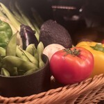 ｂａｒ 松虎 - 炙り素材　野菜